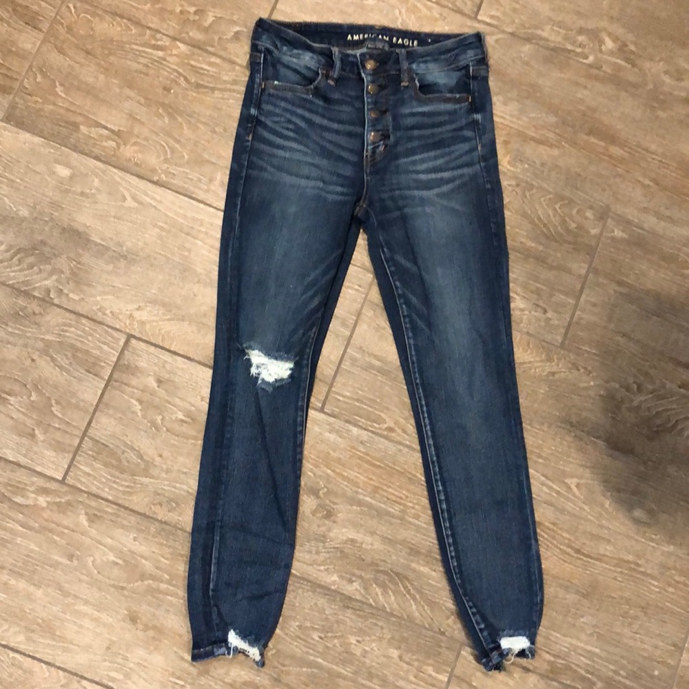 American Eagle hi-rise jegging crop Jean